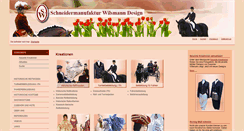 Desktop Screenshot of historische-reitbekleidung.de